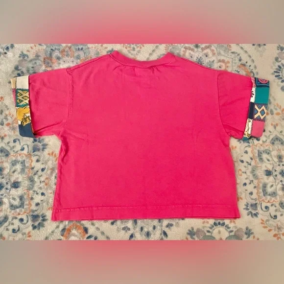 Disney The Lion King Simba Nala Butterfly Duel Pocket Shirt Youth Vintage